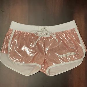 Rebel Athletic Rose Gold Philly Shorts